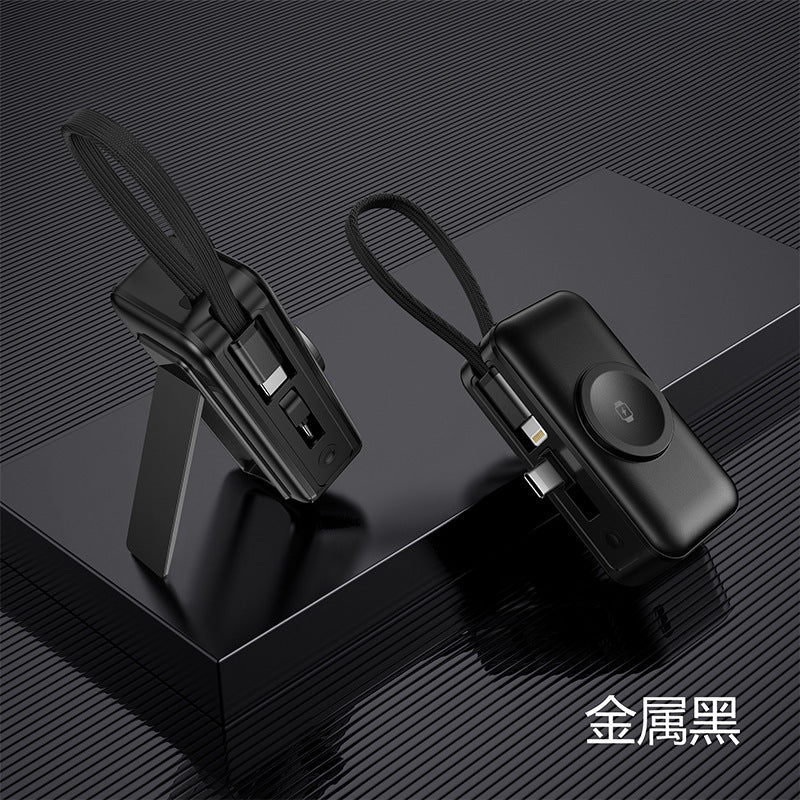3-in-1 Mini Power Bank with Watch Charger
