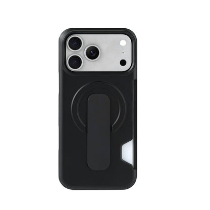 Leather-Feel Magnetic Case with Card Slot & Kickstand