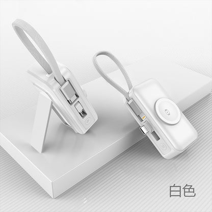3-in-1 Mini Power Bank with Watch Charger