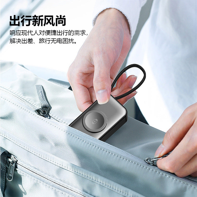 3-in-1 Mini Power Bank with Watch Charger