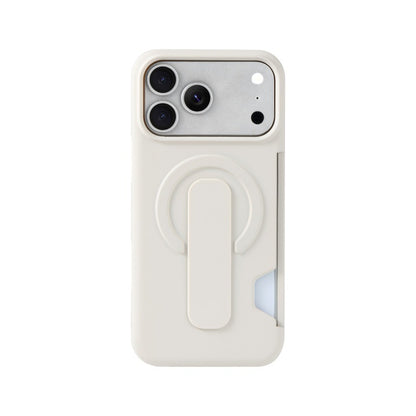 Leather-Feel Magnetic Case with Card Slot & Kickstand